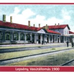 Lepsényi Vasútállomás, 1900