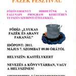 2011.05.07. Főzőverseny plakát